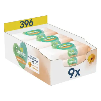 Pampers Harmonie Protect&Care nawilżane chusteczki oczyszczające dla dzieci z nagietkiem lekarsk
