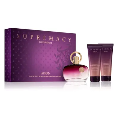 Afnan Supremacy Pour Femme Purple zestaw upominkowy dla kobiet