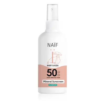 Naif Baby & Kids Mineral Sunscreen SPF 0 % Perfume spray ochronny do opalania