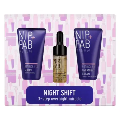 NIP+FAB Retinol Fix Night Shift zestaw do pielęgnacji skóry twarzy z retinolem