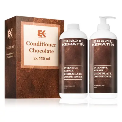 Brazil Keratin Chocolate Intensive Repair Conditioner wygodne opakowanie do włosów zniszczonych