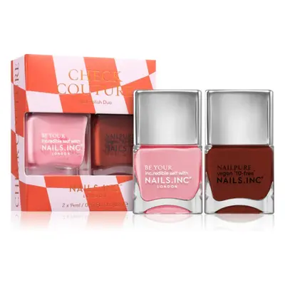 Nails Inc. Check Couture zestaw lakierów do paznokci