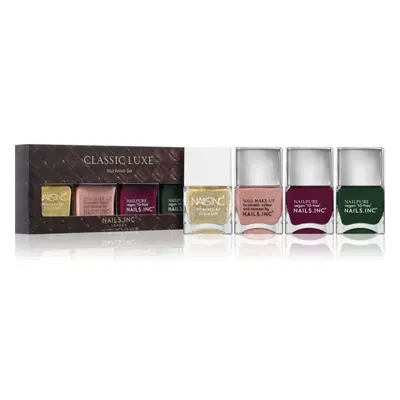 Nails Inc. Classic Luxe zestaw lakierów do paznokci