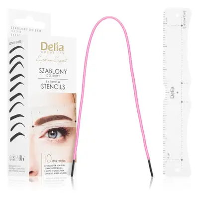 Delia Cosmetics Eyebrow Expert Eyebrow Stencils szablony do brwi