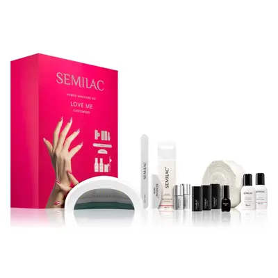 Semilac UV Hybrid Love Me zestaw do perfekcyjnego manicure