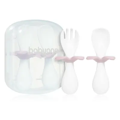 BabyOno Be Active Ergonomic Utensils for Children sztućce Pink m+