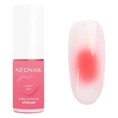 NEONAIL Baby Boomer Airbrush puder koloryzujący do paznokci odcień Neon Orange