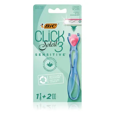 BIC Soleil Click Sensitive golarka damska + ostrza zapasowe