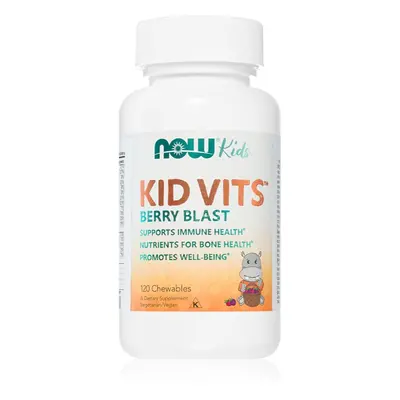 NOW Foods Kid Vits Berry Blast multiwitaminy dla dzieci smak Berry