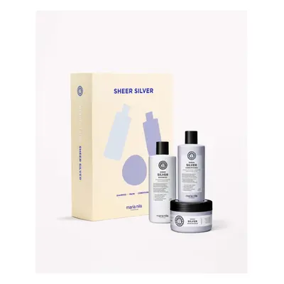 Maria Nila Sheer Silver Holiday Box zestaw upominkowy do blond i siwych włosów