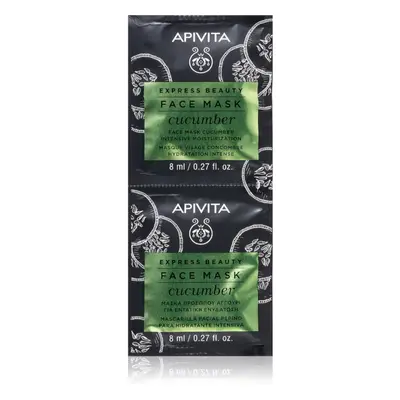 Apivita Express Beauty Moisturizing Face Mask Cucumber intensywnie nawilżająca maseczka do twarz