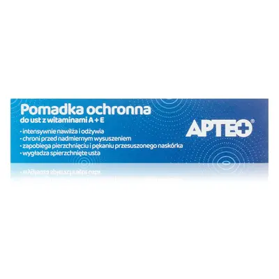 Apteo Pomadka ochronna with vitamins A+E pomadka do ust odżywienie i nawilżenie