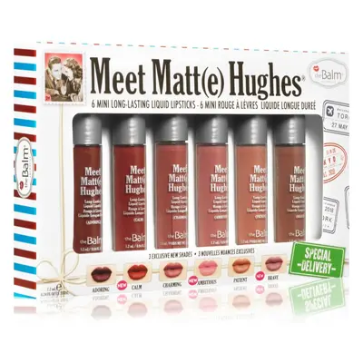 theBalm Meet Matt(e) Hughes Mini Kit Special Delivery zestaw pomadek w płynie