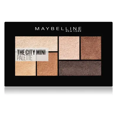 MAYBELLINE NEW YORK The City Mini Palette paleta cieni do powiek odcień Rooftop Bronzes