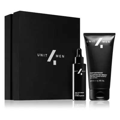 Unit4Men Barber Set Citrus & Musk zestaw upominkowy do zarostu