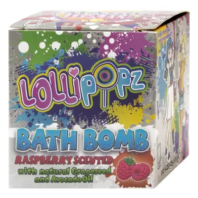 Lollipopz Bath Bath Bomb musująca kula do kąpieli dla dzieci Raspberry