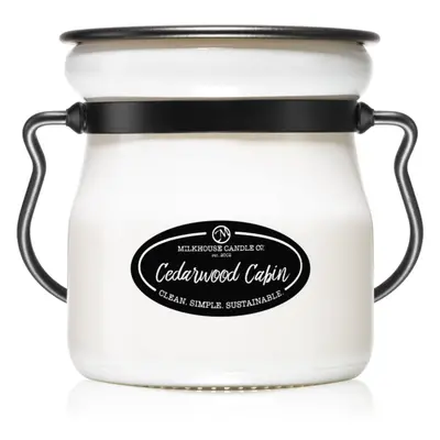 Milkhouse Candle Co. Creamery Cedarwood Cabin świeczka zapachowa Cream Jar