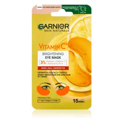 Garnier Skin Naturals Vitamin C maseczka nawilżająca i rozświetlająca do okolic oczu z witaminą 