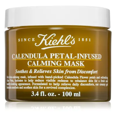 Kiehl's Calendula Petal Calming Mask maseczka nawilżająca do twarzy do wszystkich rodzajów skóry