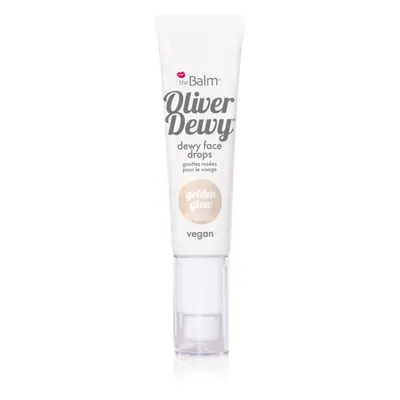 theBalm Oliver Dewy Face Drops płynny rozjaśniacz odcień Peachy Keen