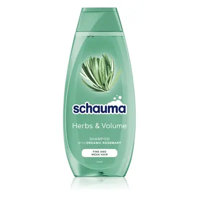 Schwarzkopf Schauma Herbs & Volume szampon do włosów cienkich i przyklapniętych