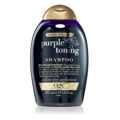 OGX Blonde Enhance+ Purple Toning szampon fioletowy neutralizująca żółtawe odcienie