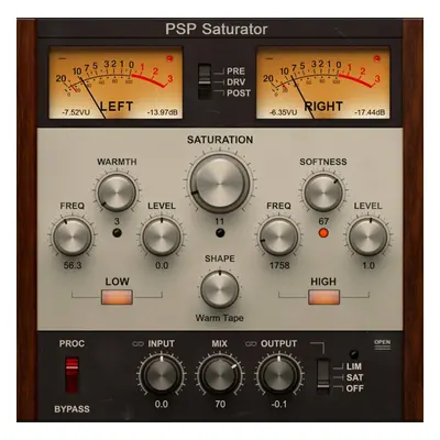 PSP AUDIOWARE Saturator (Produkt cyfrowy)