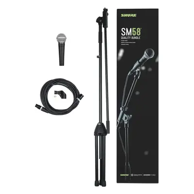 Shure SM58 Quality Bundle Mikrofon dynamiczny wokalny