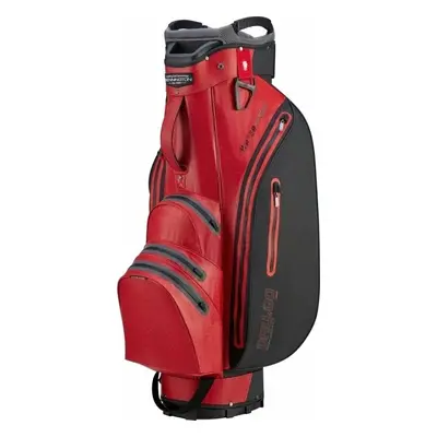 Bennington Grid Orga Cart Bag Red/Grey/Black Torba golfowa