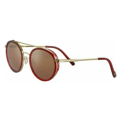 Serengeti Geary Red Streaky/Bold Gold/Mineral Polarized Drivers Gold Lifestyle okulary
