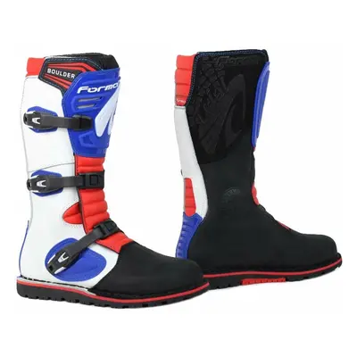Forma Boots Boulder White/Red/Blue Buty motocyklowe