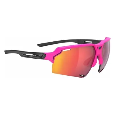 Rudy Project Deltabeat Pink Fluo/Black Matte/Multilaser Red Okulary rowerowe