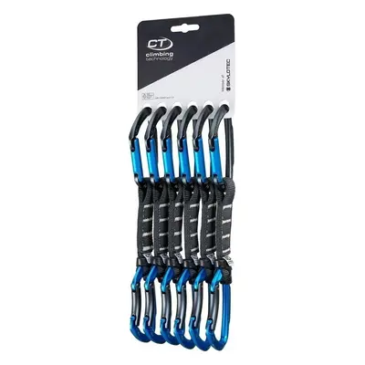 Climbing Technology Lime Set NY Pro Quickdraw Anthracite/Electric Blue Solid Straight/Solid Bent