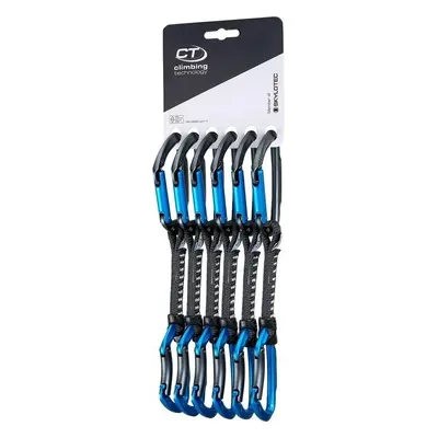 Climbing Technology Lime Set DY Quickdraw Anthracite/Electric Blue Solid Straight/Solid Bent Gat