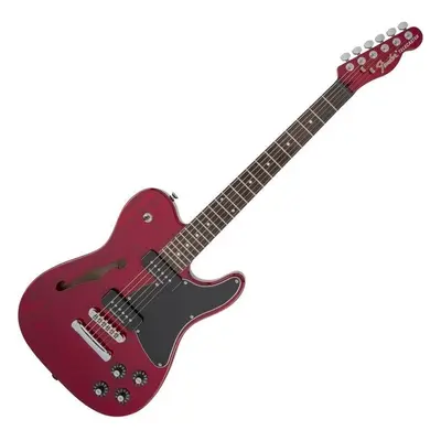 Fender Jim Adkins JA-90 Telecaster Thinline IL Crimson Red Transparent