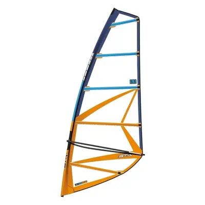 STX Żagiel do paddleboardu HD20 Rig Niebieski-Pomarańczowy