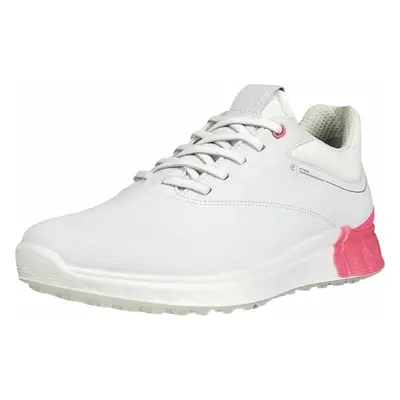 Ecco S-Three White/Bubblegum Damskie buty golfowe