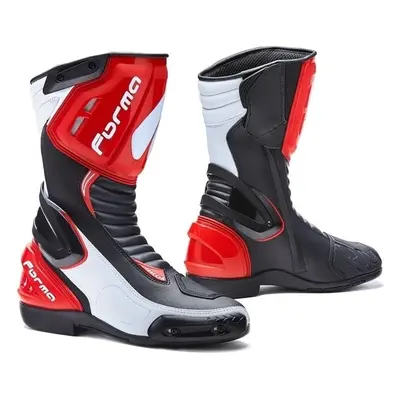 Forma Boots Freccia Black/White/Red Buty motocyklowe