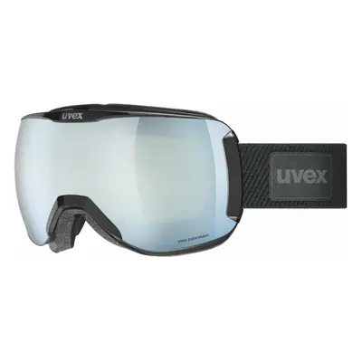 UVEX Downhill CV Black/Mirror White/CV Green Okulary narciarskie