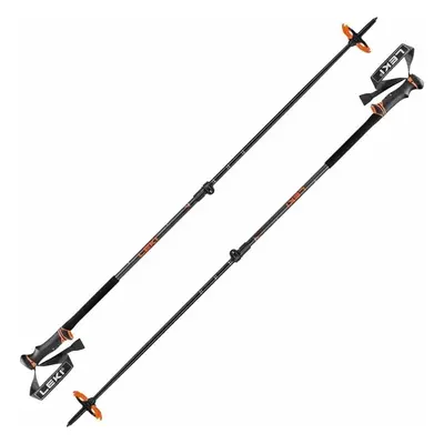 Leki Helicon Lite Dark Anthracite/Neonorange/Black - cm Kije trekkingowe