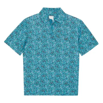 Callaway Boys All Over Golf Printed River Blue Koszulka Polo