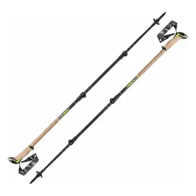 Leki Sherpa Dark Anthracite/Copper/Neon Yellow - cm Kije trekkingowe