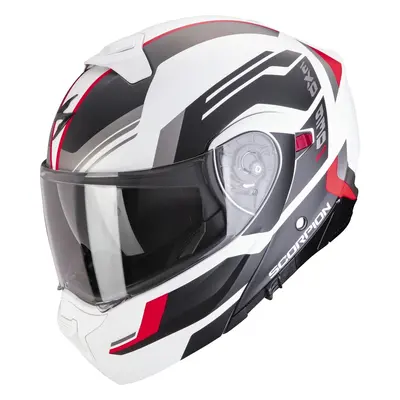 Scorpion EXO EVO SIKON Matt White/Black/Red Kask