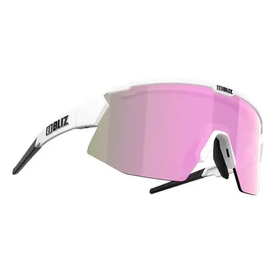 Bliz Breeze P52102-04 Matt White/Brown w Rose Multi plus Spare Lens Clear Okulary sportowe