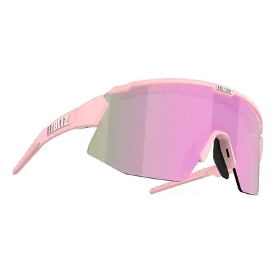 Bliz Breeze Small Matt Powder Pink/Brown w Rose Multi plus Spare Lens Pink Okulary rowerowe