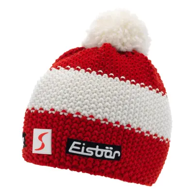 Eisbär Star Pompon SP Beanie Red/White/Red Zimowa czapka