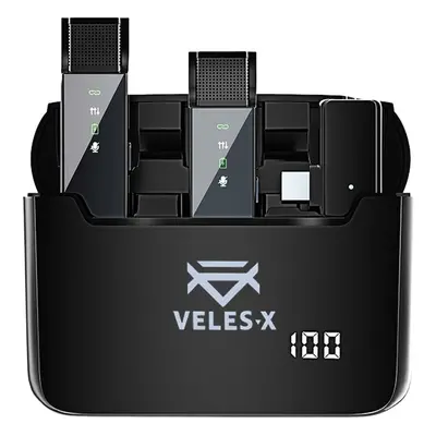 Veles-X Wireless Lavalier Microphone System Dual USB-C Mikrofon do smartfona