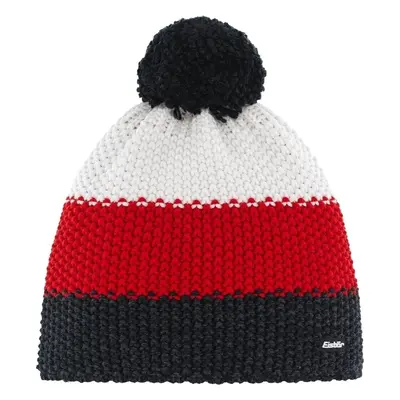 Eisbär Star Pompon Beanie Flecked Black/Red/White Czapka