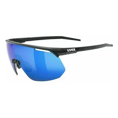 UVEX Pace One Black Mat/Mirror Blue Okulary rowerowe