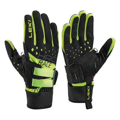 Leki HRC Race Shark Black/Neonyellow Rękawice narciarskie